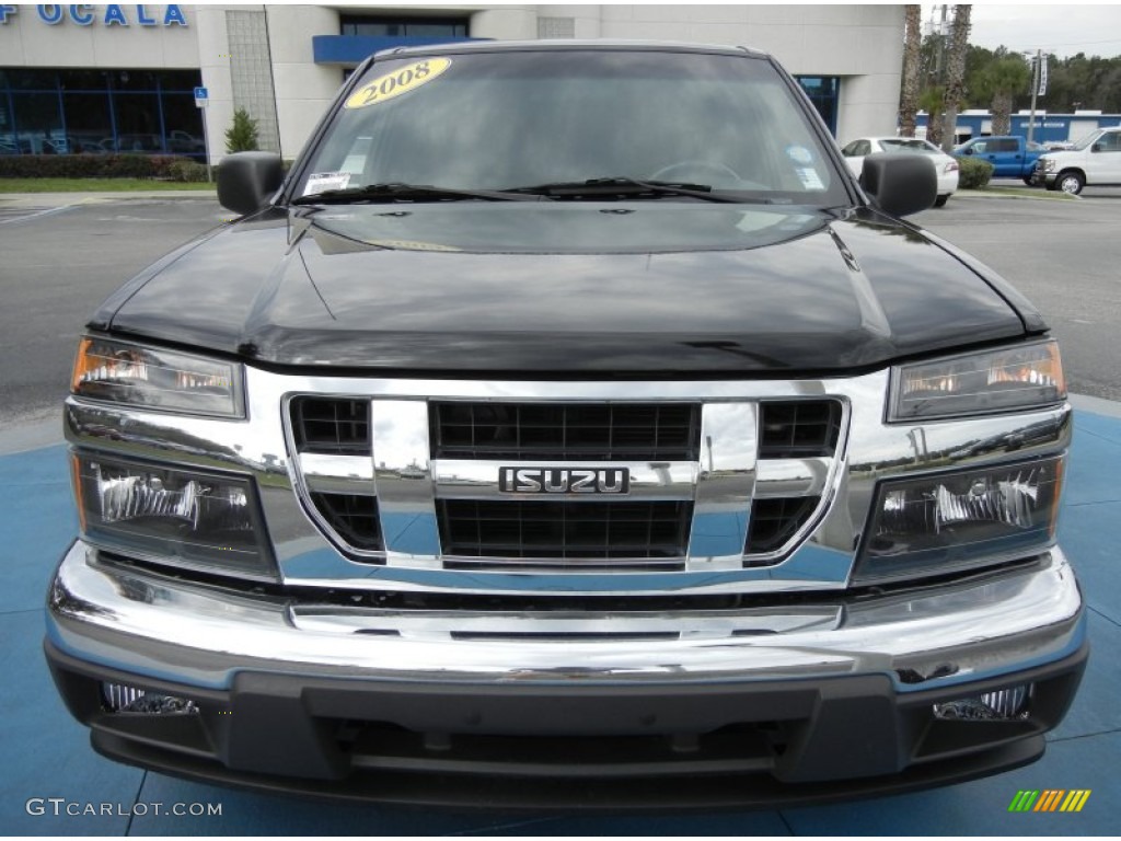 2008 i-Series Truck i-370 LS Extended Cab - Onyx Black / Ebony photo #8