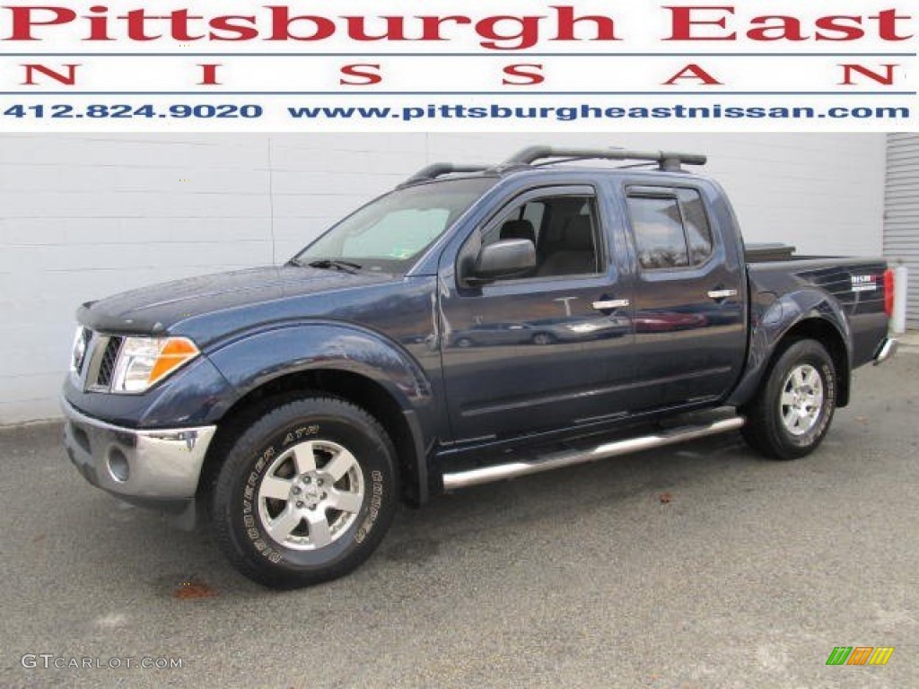 Majestic blue nissan frontier