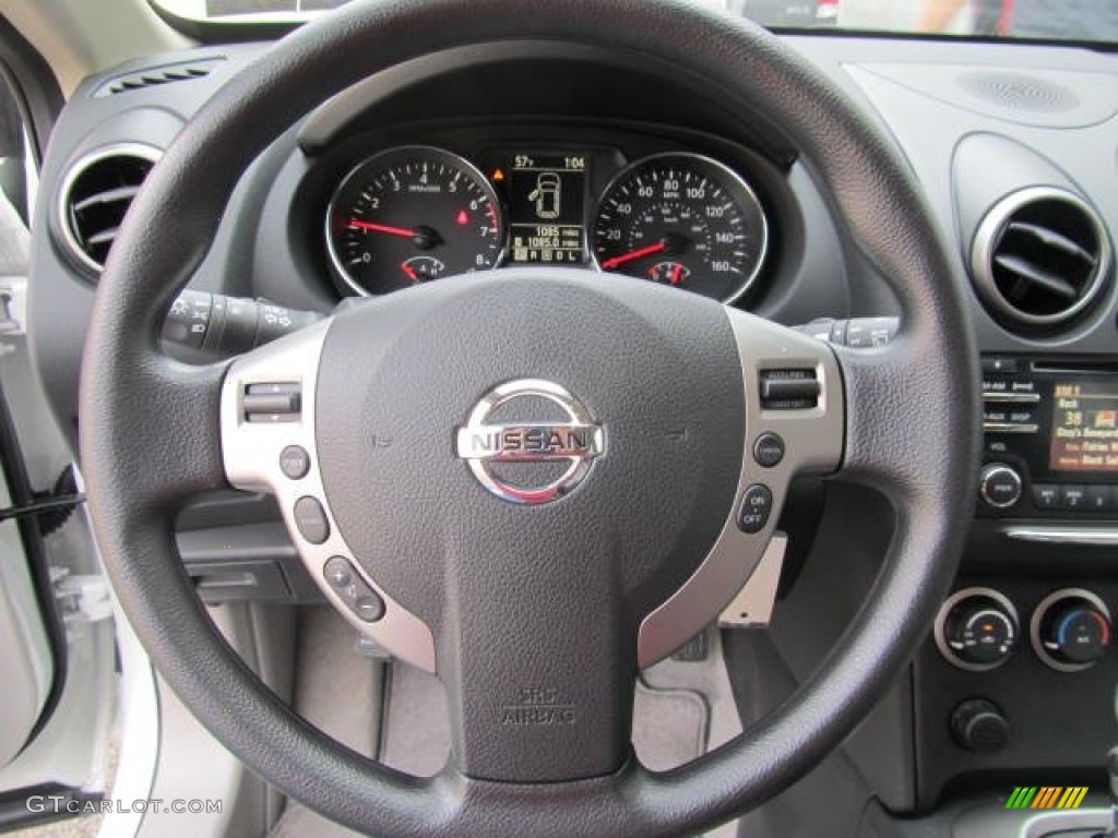 2012 Rogue S Special Edition AWD - Pearl White / Gray photo #7