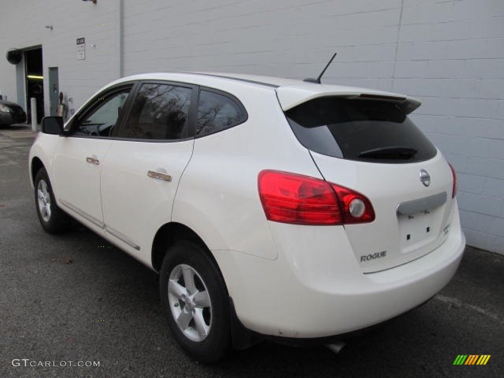 2012 Rogue S Special Edition AWD - Pearl White / Gray photo #14