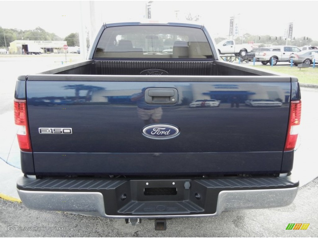 2005 F150 XLT SuperCab - True Blue Metallic / Medium Flint Grey photo #4