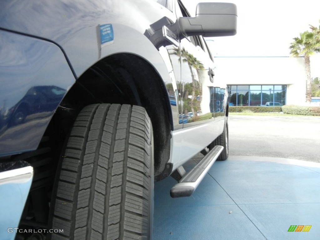 2005 F150 XLT SuperCab - True Blue Metallic / Medium Flint Grey photo #10