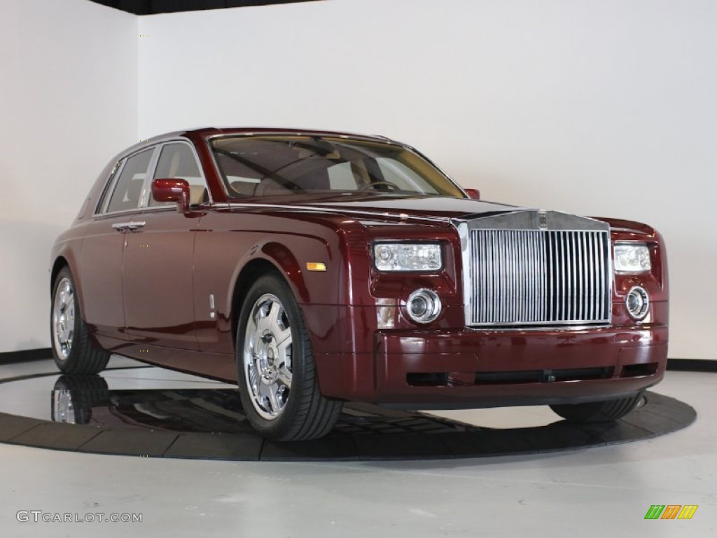 2009 Phantom Sedan - Madeira Red / Moccasin/Consort Red photo #1