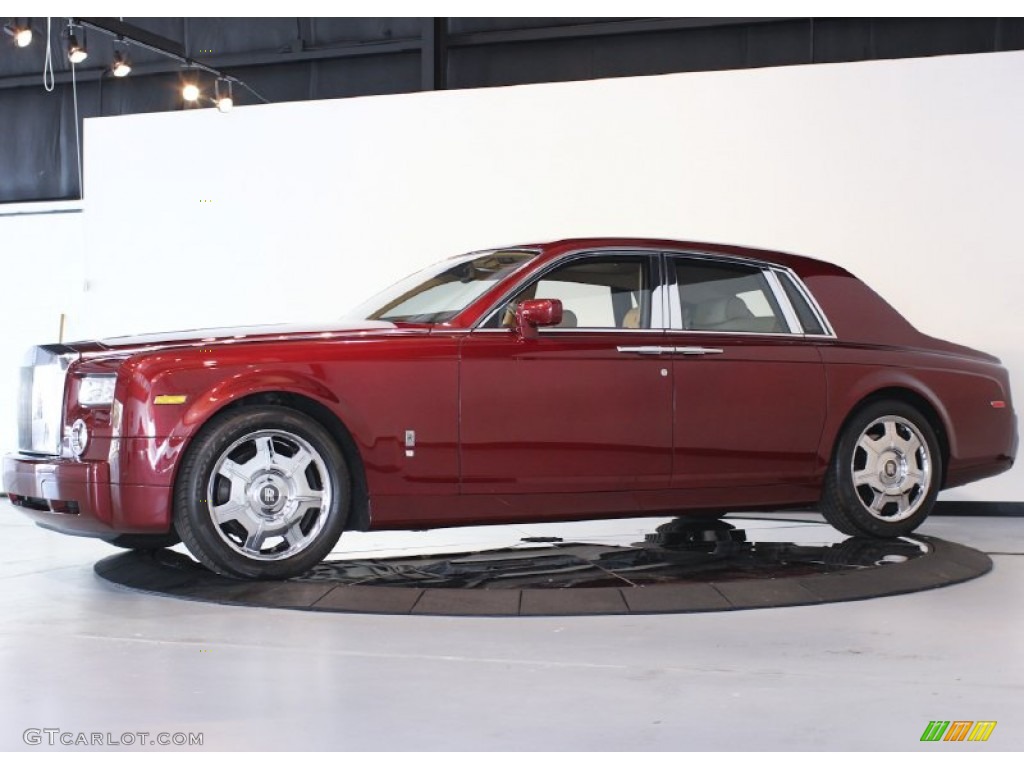 2009 Phantom Sedan - Madeira Red / Moccasin/Consort Red photo #4