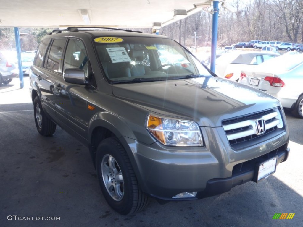 2007 Pilot EX-L 4WD - Desert Rock Metallic / Gray photo #1