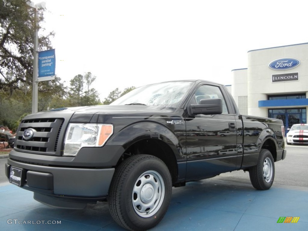 Tuxedo Black Metallic 2012 Ford F150 XL Regular Cab Exterior Photo #61364931