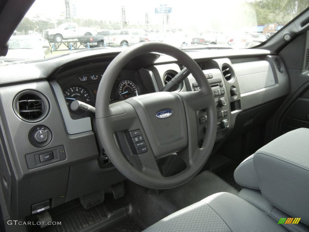 2012 Ford F150 XL Regular Cab Steel Gray Dashboard Photo #61364976