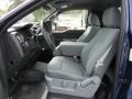 Steel Gray 2012 Ford F150 XL Regular Cab Interior Color