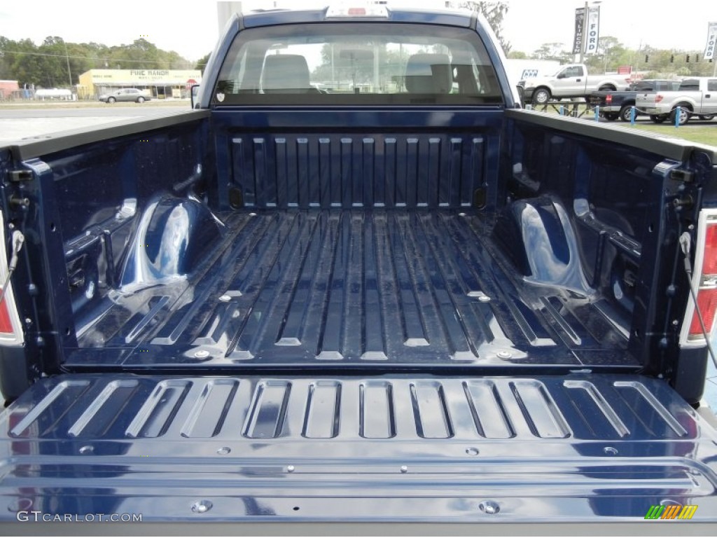 2012 F150 XL Regular Cab - Dark Blue Pearl Metallic / Steel Gray photo #9