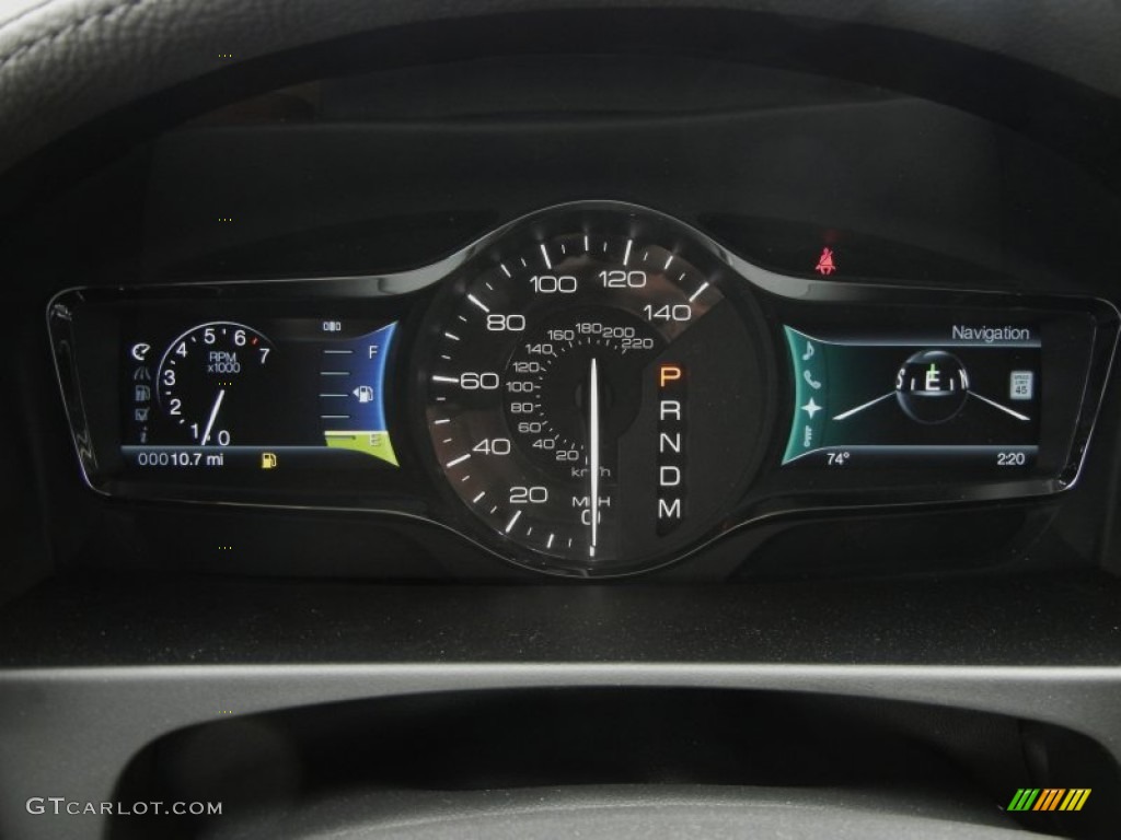 2012 Lincoln MKX FWD Gauges Photo #61365645