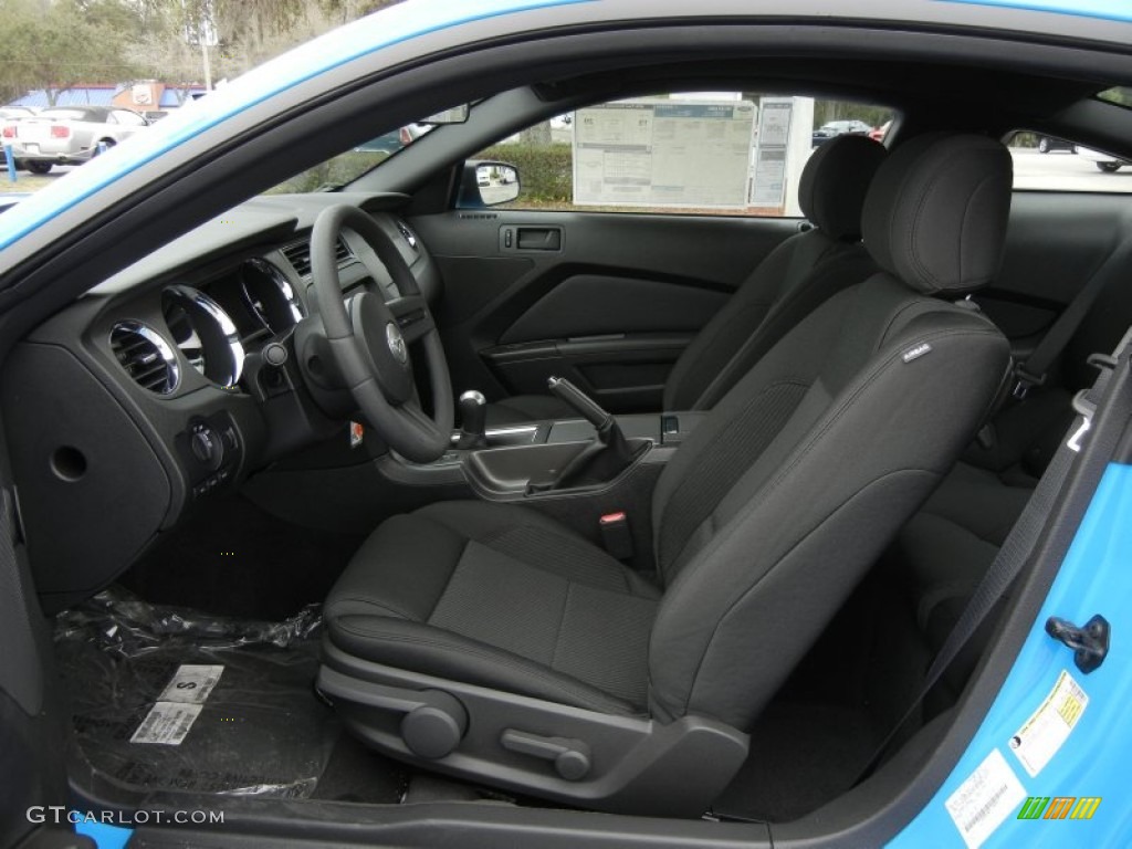 Charcoal Black Interior 2012 Ford Mustang V6 Coupe Photo #61366095