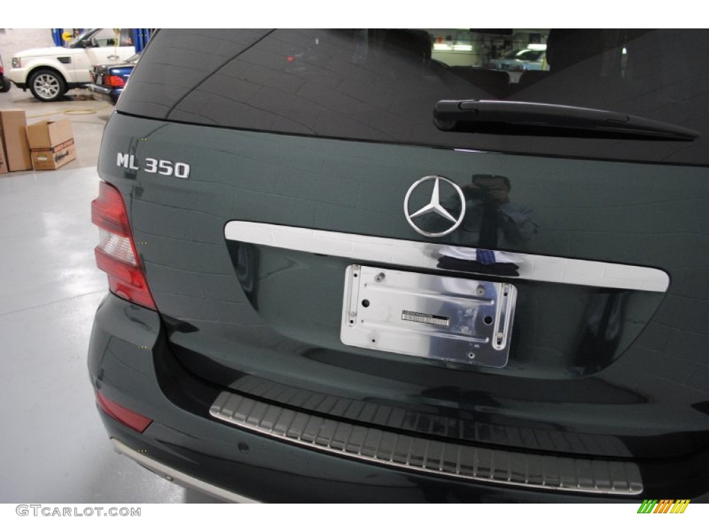 2009 ML 350 4Matic - Jade Green Metallic / Cashmere photo #7