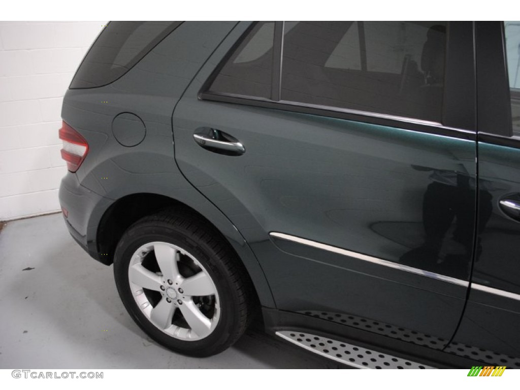 2009 ML 350 4Matic - Jade Green Metallic / Cashmere photo #9