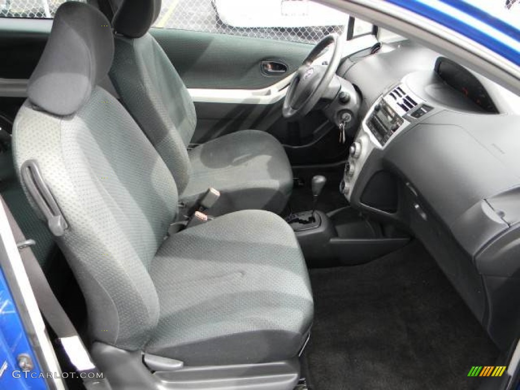 2007 Yaris 3 Door Liftback - Blazing Blue Metallic / Dark Charcoal photo #19