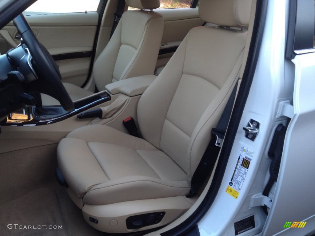2008 3 Series 335i Sedan - Alpine White / Beige photo #7