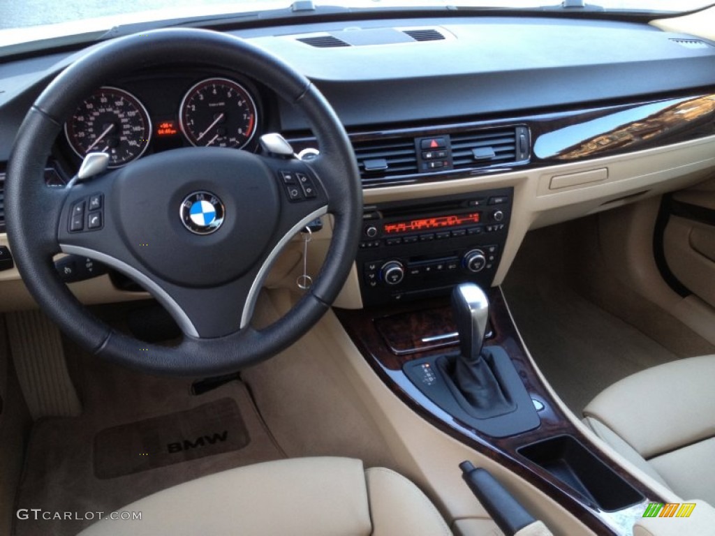 2008 3 Series 335i Sedan - Alpine White / Beige photo #9