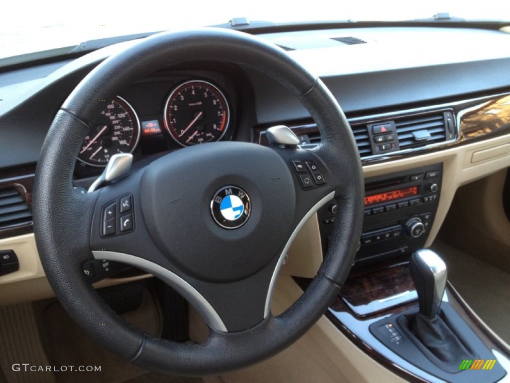 2008 3 Series 335i Sedan - Alpine White / Beige photo #10