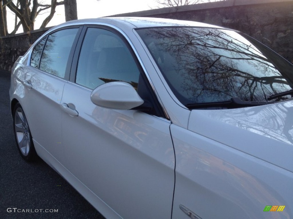 2008 3 Series 335i Sedan - Alpine White / Beige photo #12