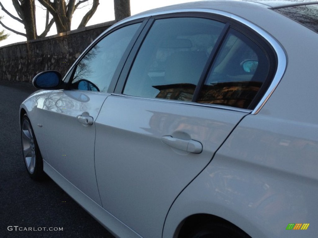 2008 3 Series 335i Sedan - Alpine White / Beige photo #14