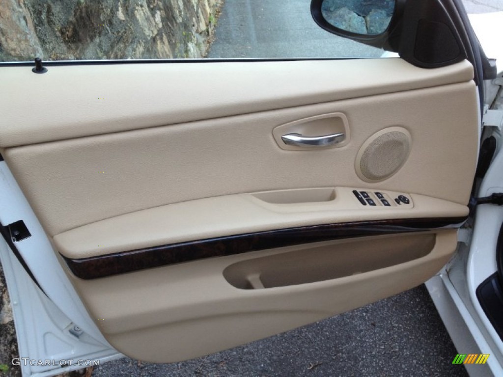 2008 3 Series 335i Sedan - Alpine White / Beige photo #19