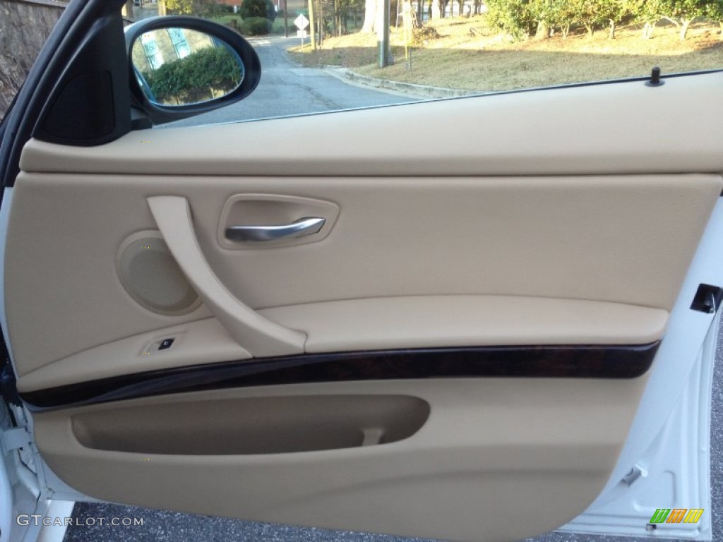 2008 3 Series 335i Sedan - Alpine White / Beige photo #20