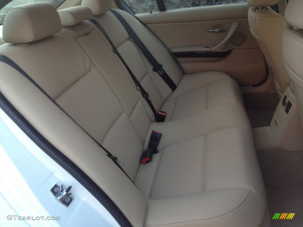 2008 3 Series 335i Sedan - Alpine White / Beige photo #22