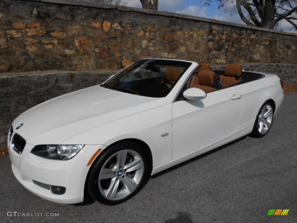 2008 3 Series 335i Convertible - Alpine White / Saddle Brown/Black photo #2
