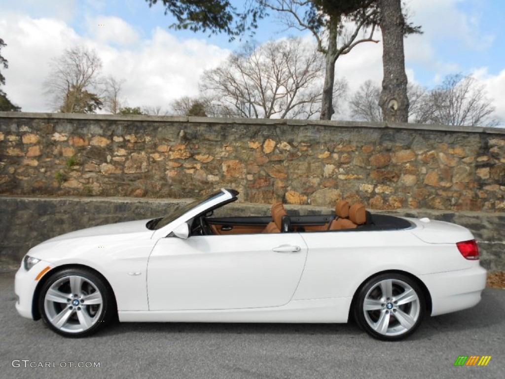 2008 3 Series 335i Convertible - Alpine White / Saddle Brown/Black photo #4