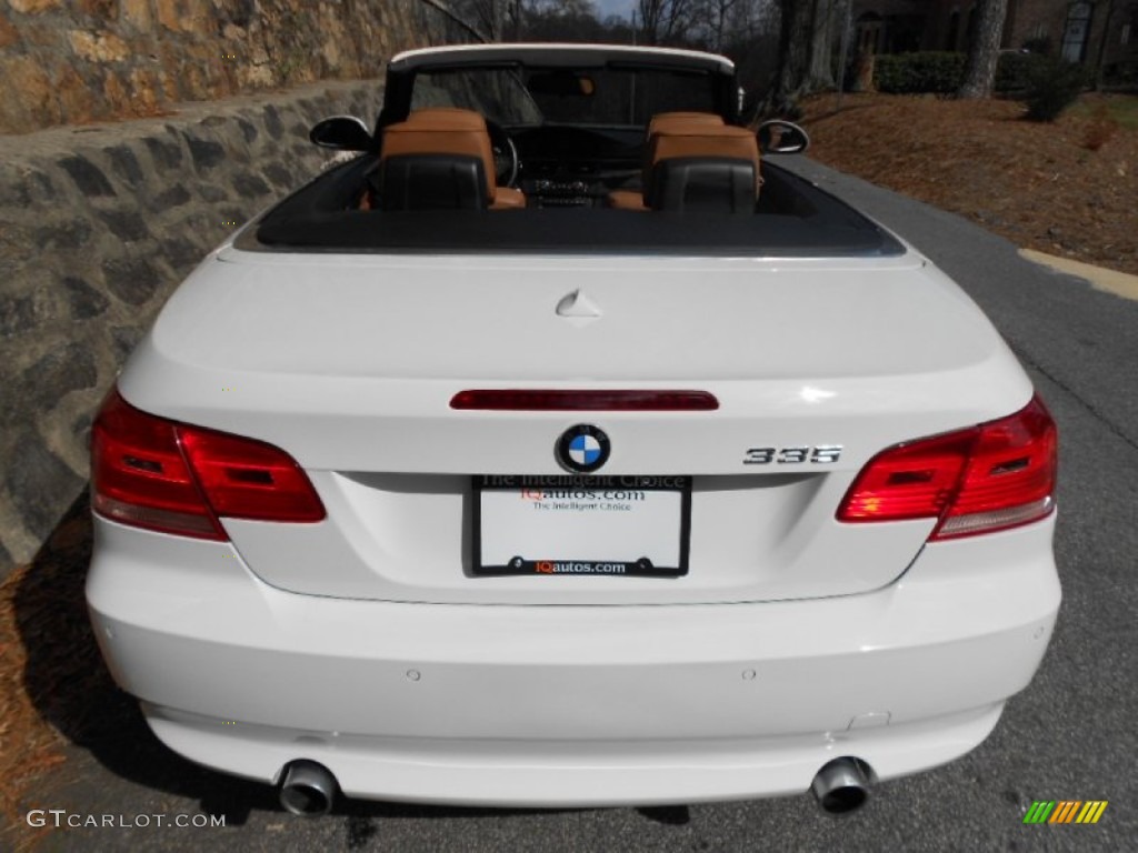 2008 3 Series 335i Convertible - Alpine White / Saddle Brown/Black photo #6