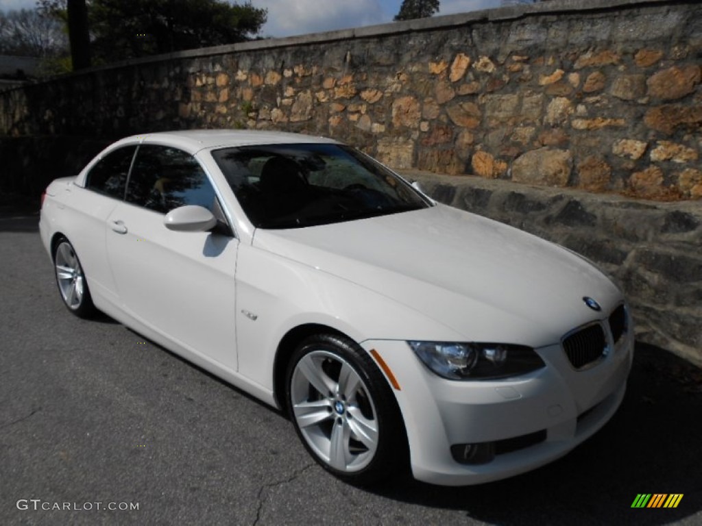 2008 3 Series 335i Convertible - Alpine White / Saddle Brown/Black photo #11
