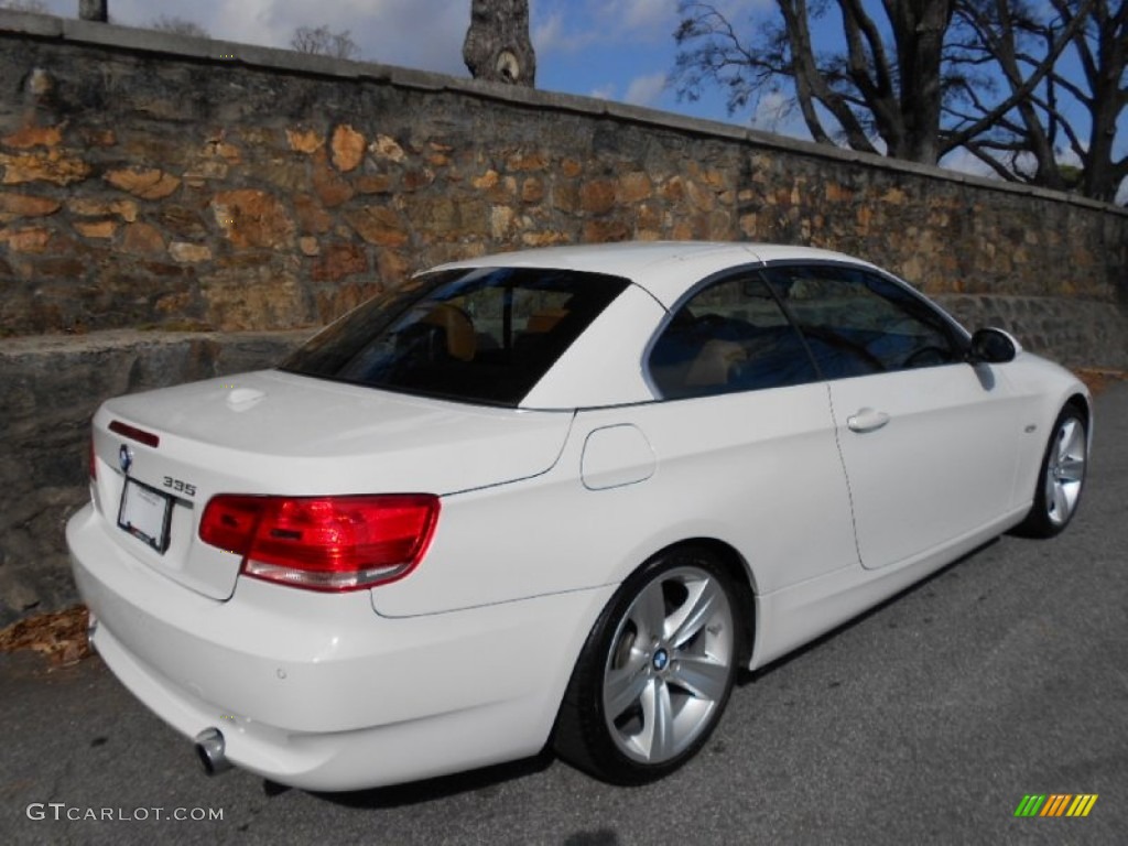 2008 3 Series 335i Convertible - Alpine White / Saddle Brown/Black photo #14