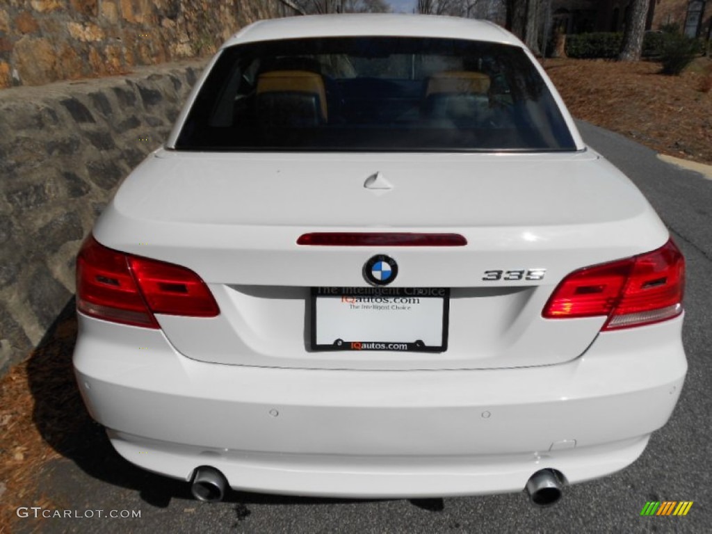 2008 3 Series 335i Convertible - Alpine White / Saddle Brown/Black photo #15