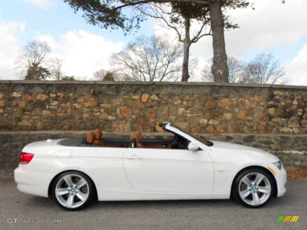 2008 3 Series 335i Convertible - Alpine White / Saddle Brown/Black photo #17