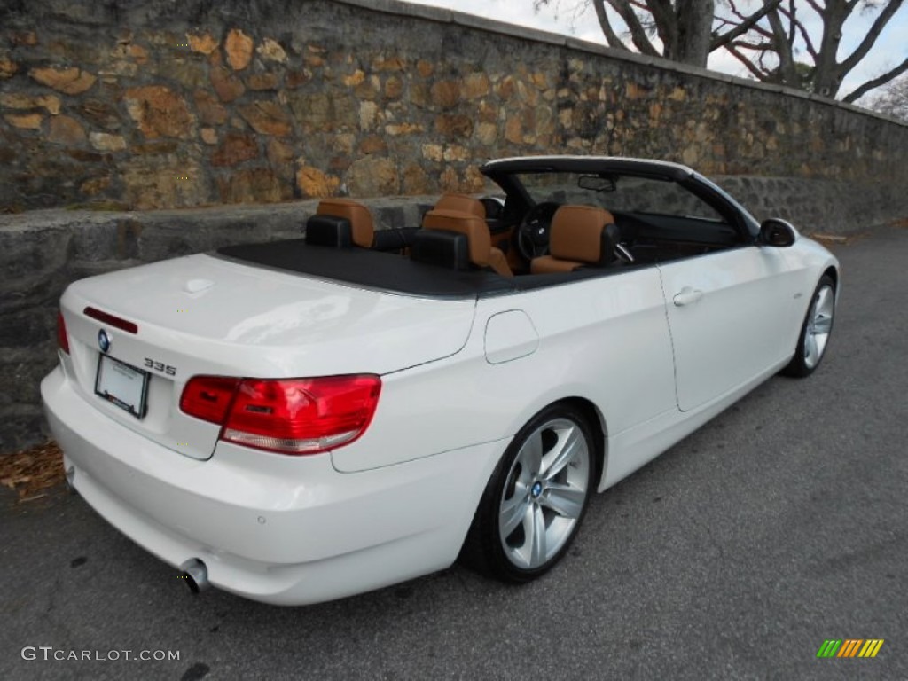 2008 3 Series 335i Convertible - Alpine White / Saddle Brown/Black photo #18