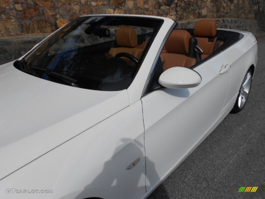 2008 3 Series 335i Convertible - Alpine White / Saddle Brown/Black photo #22