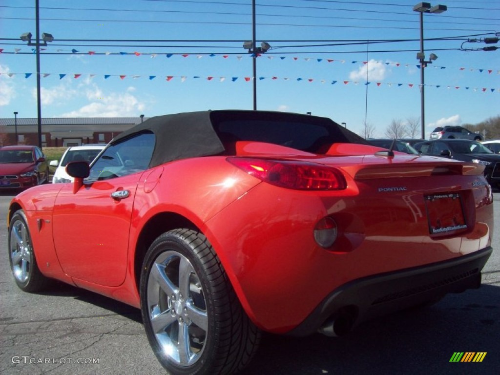 2008 Solstice GXP Roadster - Brazen Orange / Ebony photo #3