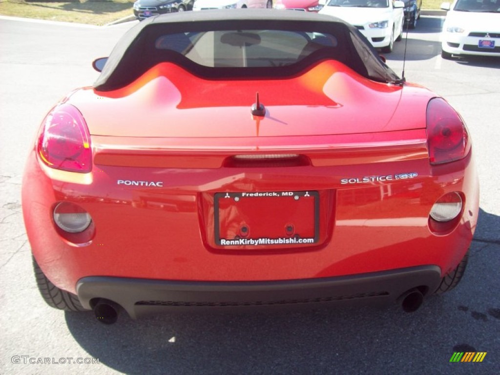 2008 Solstice GXP Roadster - Brazen Orange / Ebony photo #4