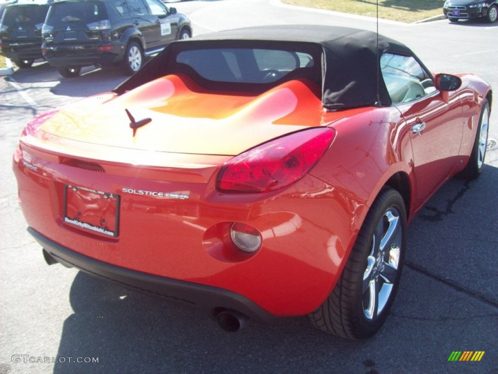 2008 Solstice GXP Roadster - Brazen Orange / Ebony photo #5
