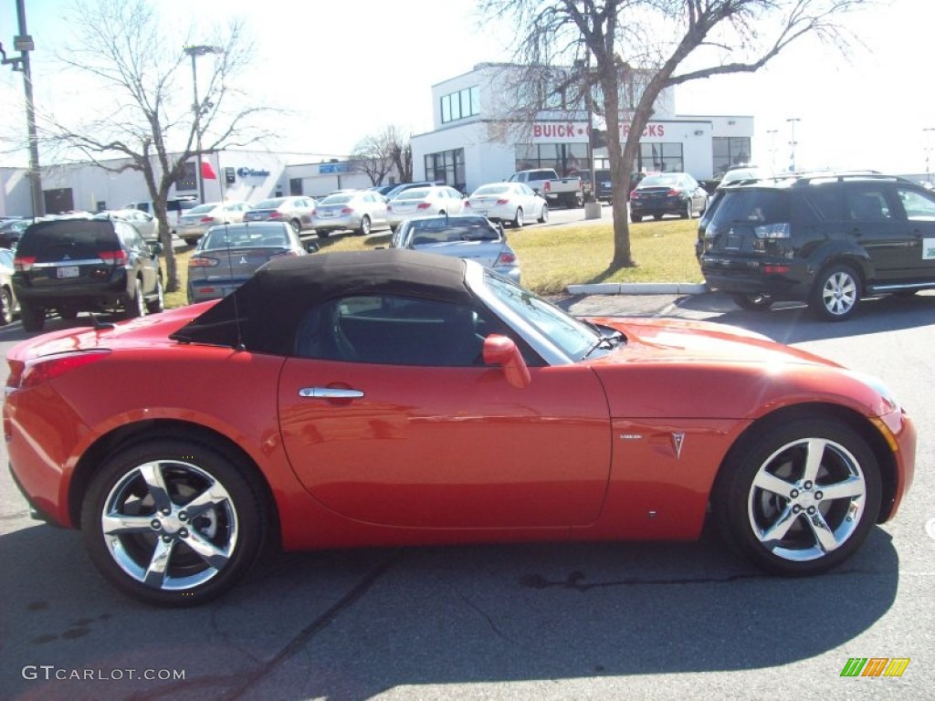 2008 Solstice GXP Roadster - Brazen Orange / Ebony photo #6