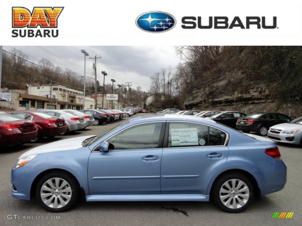 2012 Legacy 2.5i Limited - Sky Blue Metallic / Off Black photo #1