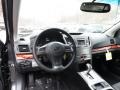 2012 Subaru Outback Off Black Interior Dashboard Photo