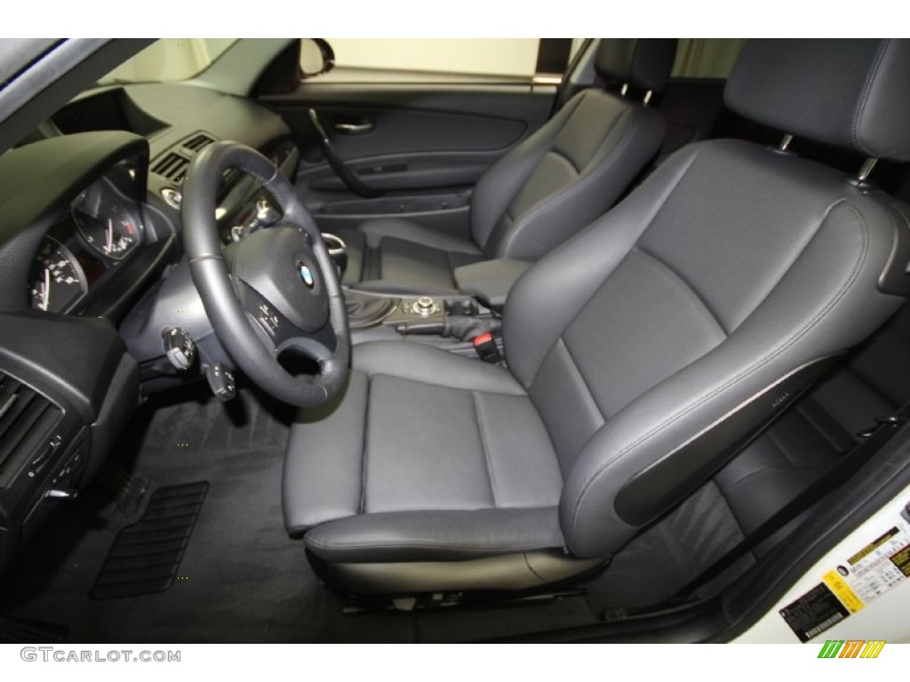 2009 1 Series 128i Coupe - Alpine White / Black photo #3