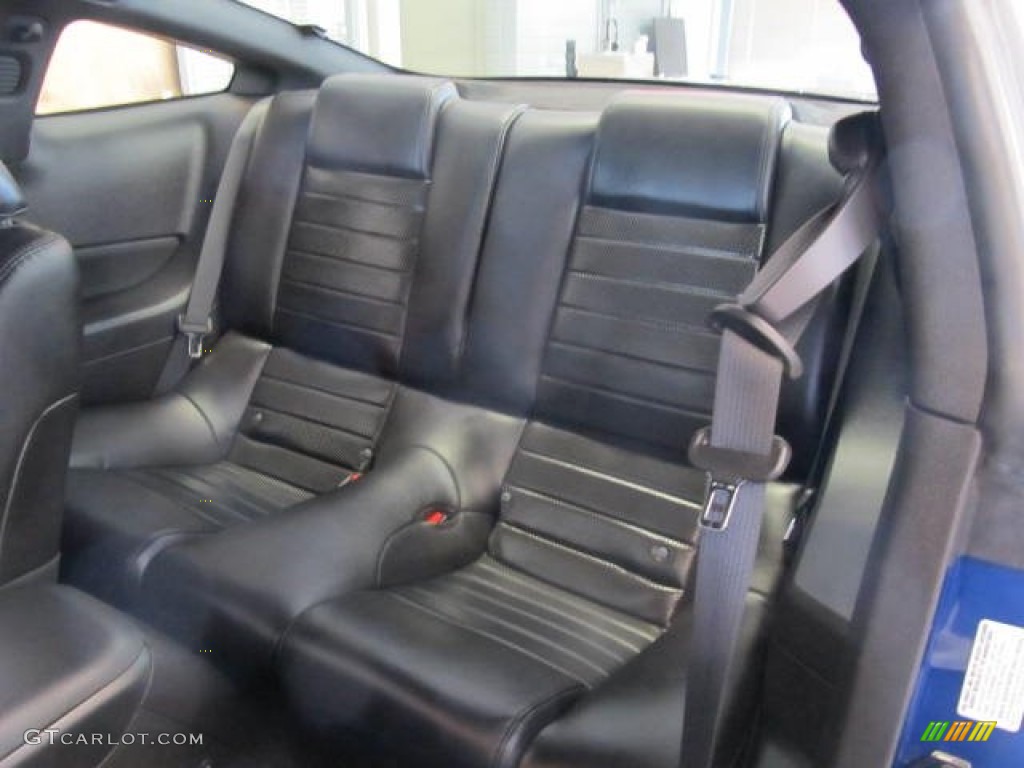 Black Interior 2008 Ford Mustang Shelby GT Coupe Photo #61370349