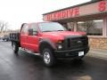 Red - F250 Super Duty XL Crew Cab 4x4 Chassis Photo No. 4