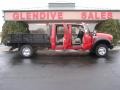 Red - F250 Super Duty XL Crew Cab 4x4 Chassis Photo No. 10