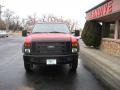 Red - F250 Super Duty XL Crew Cab 4x4 Chassis Photo No. 11