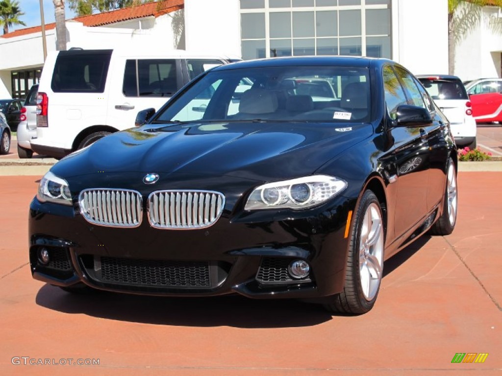 Jet Black 2012 BMW 5 Series 550i Sedan Exterior Photo #61373298