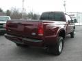 2000 Dark Toreador Red Metallic Ford F350 Super Duty XLT Extended Cab 4x4 Dually  photo #10