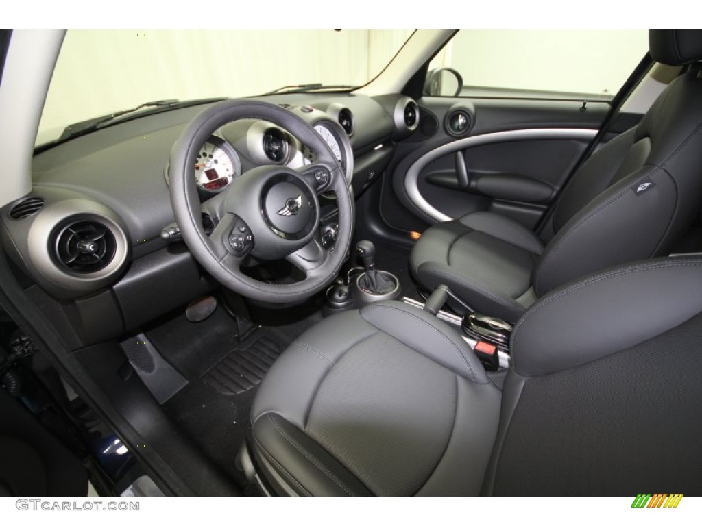 Carbon Black Interior 2012 Mini Cooper Countryman Photo #61374393