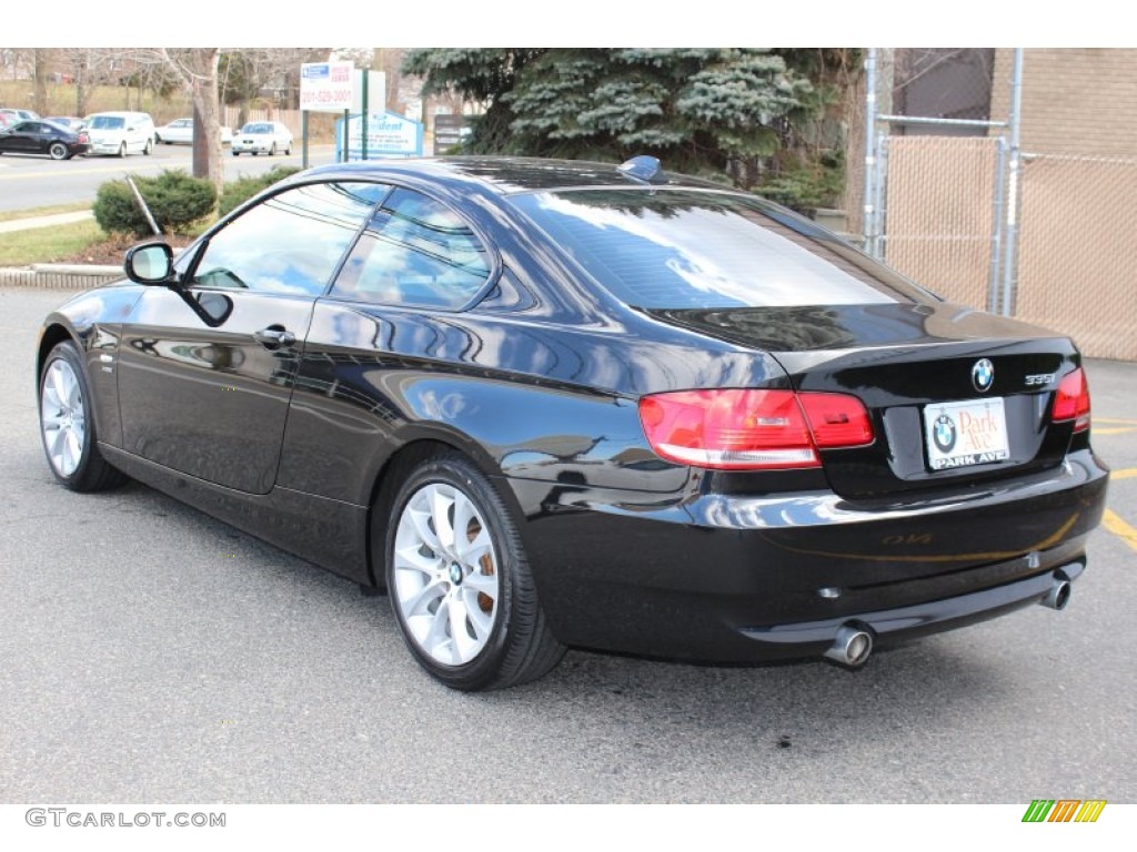 2010 3 Series 335i xDrive Coupe - Black Sapphire Metallic / Black photo #7